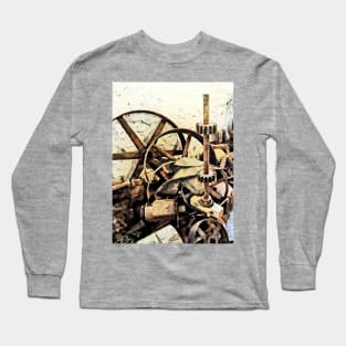 Wheels and Gears in Grist Mill Long Sleeve T-Shirt